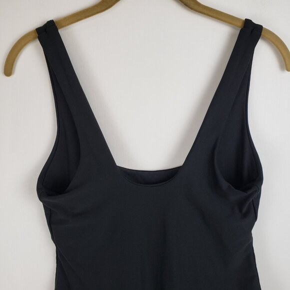 Alix NYC Mott Black Scoop Neck Thong Bodysuit Tank Womens Size Medium - Picture 7 of 10